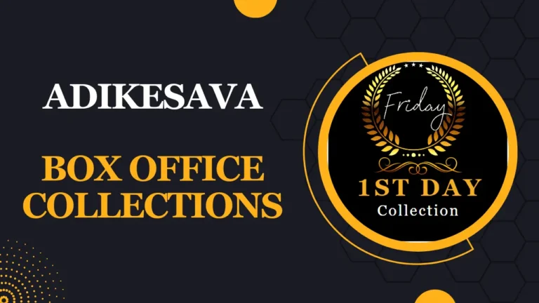 Adikeshava Total Box Office Collection